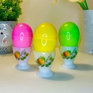 Arcopal France Fruits de France Egg Cups - Set of 3